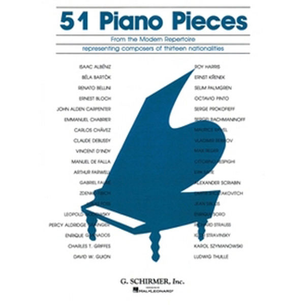 51 Pieces from the Modern Repertoire, Piano