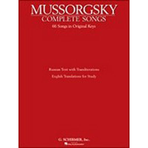 Mussorgsky - Complete Songs - Voice and Piano
