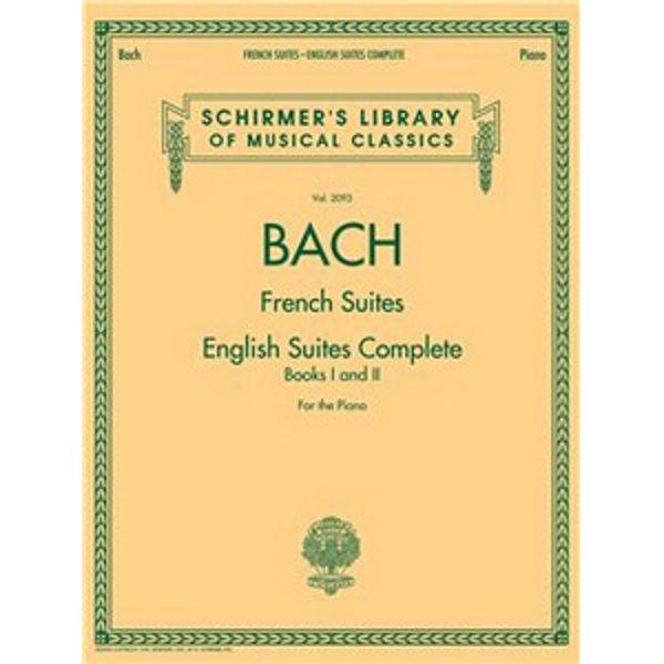 French Suites / English Suites Complete - Bach - Piano
