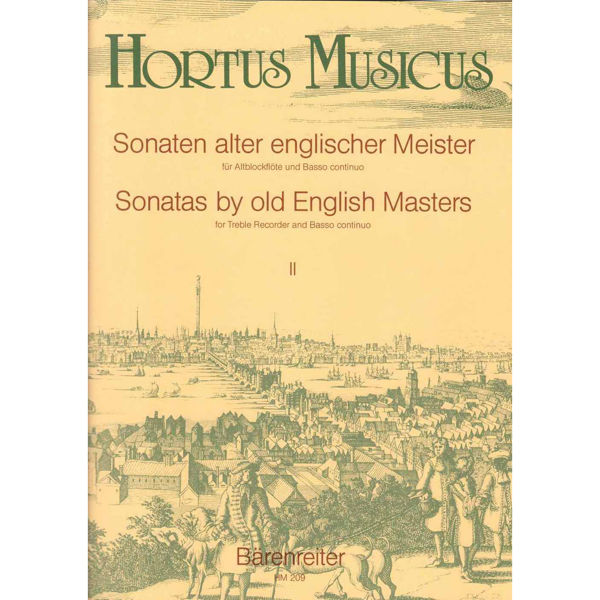 Sonatas by old English Masters for Treble Recorder and Bass continuo, Vol. 2