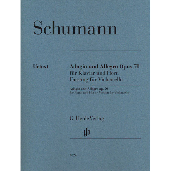 Adagio and Allegro op. 70 for Piano and Horn (Version for Violoncello) , Robert Schumann - Piano and Violoncello