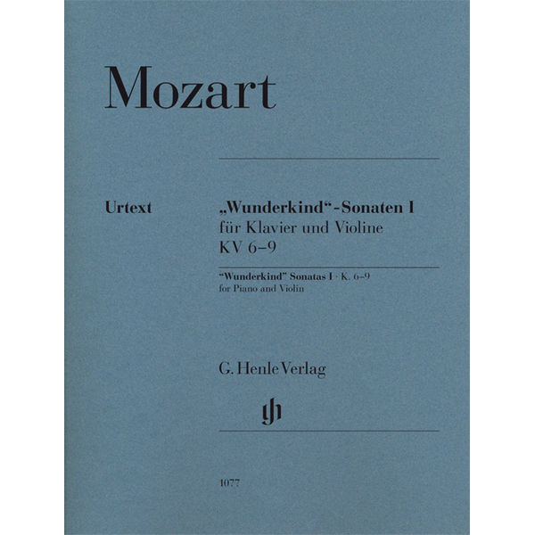 Wunderkind Sonatas I, K. 6-9 for Piano and Violin, Wolfgang Amadeus Mozart - Violin and Piano