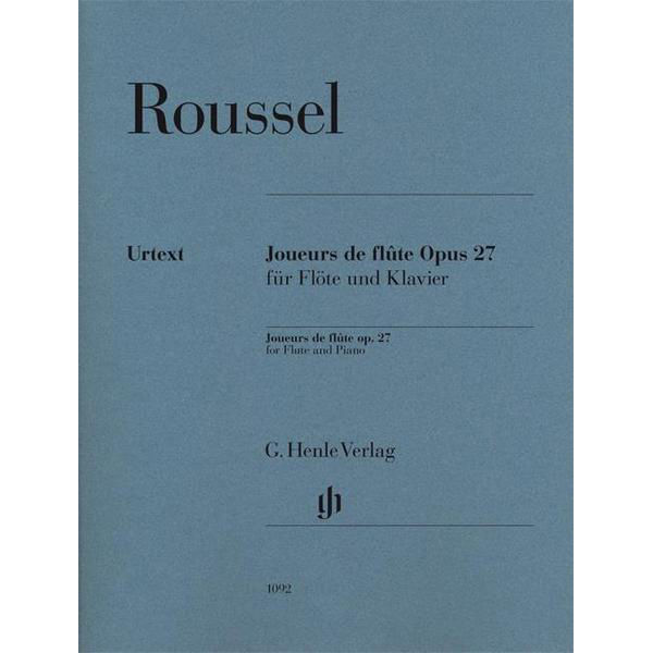 Joueurs de flute op. 27 for Flute and Piano, Albert Roussel - Flute and Piano