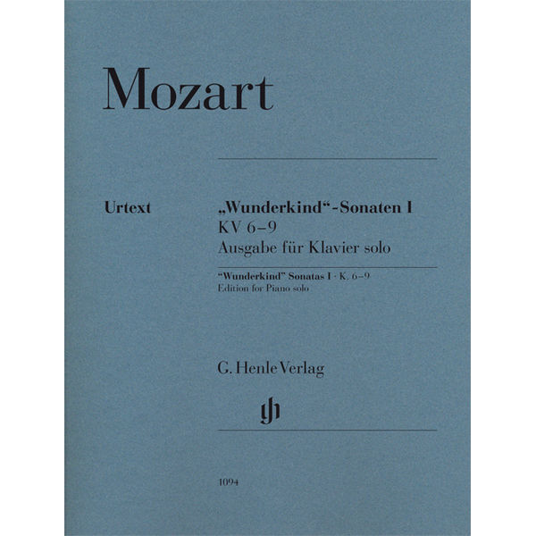 Wunderkind Sonatas I, K. 6-9 (Edition for Piano solo) , Wolfgang Amadeus Mozart - Piano solo