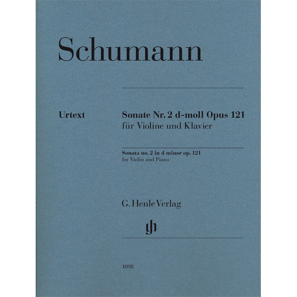 Violin Sonata no. 2 in d minor op. 121, Robert Schumann - Violin and Piano