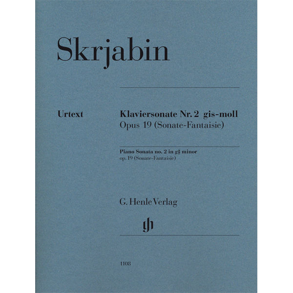 Piano Sonata no. 2 in g sharp minor op. 19 (Sonate-Fantaisie), Alexander Skrjabin - Piano solo