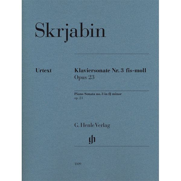 Piano Sonata no. 3 in f sharp minor op. 23, Alexander Skrjabin - Piano solo