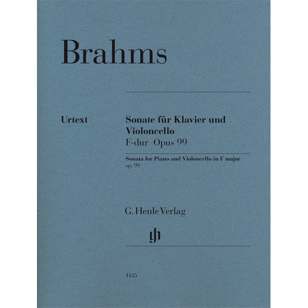 Sonata for Piano and Violoncello in F major op. 99, Johannes Brahms - Violoncello and Piano