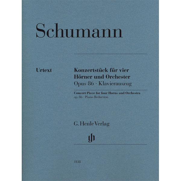 Concert Piece for four Horns and Orchestra op. 86 (Piano Reduction) , Robert Schumann - 4 Horns and Piano