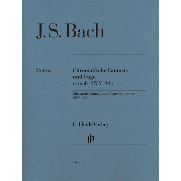 Chromatic Fantasy and Fugue d minor BWV 903 and 903a (Edition without fingering) , Johann Sebastian Bach - Piano solo