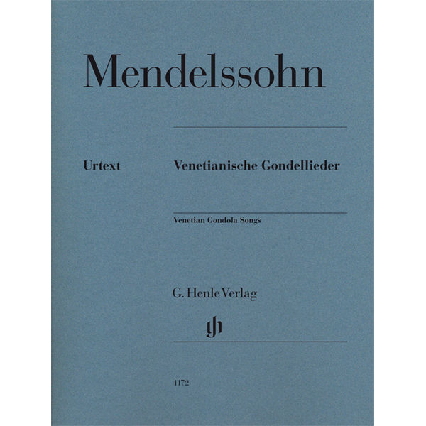 Venetian Gondola Songs, Mendelssohn  Felix Bartholdy - Piano solo