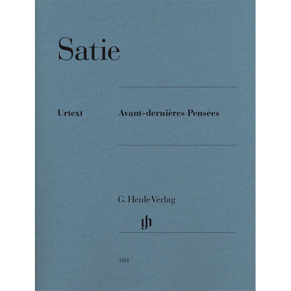 Avant-dernieres Pensees, Erik Satie - Piano solo