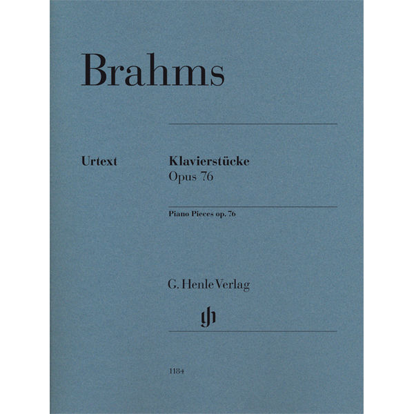 Piano Pieces op. 76, Johannes Brahms - Piano solo