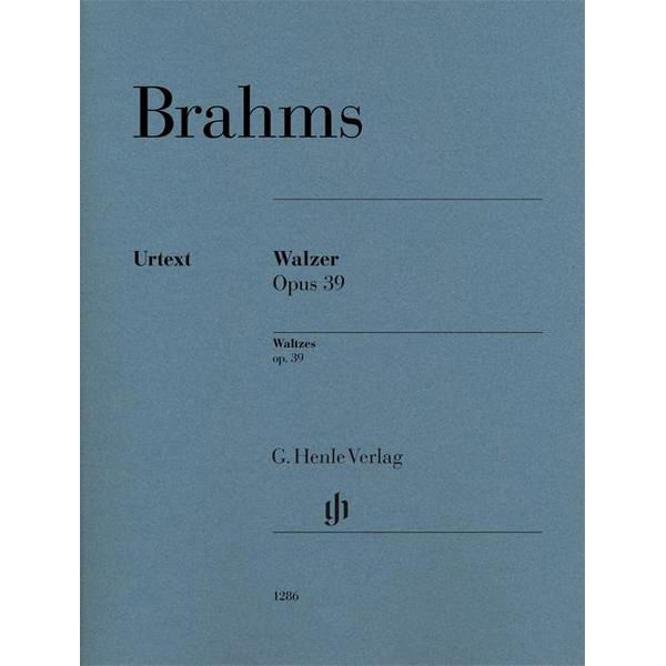 Waltzes op. 39, Johannes Brahms - Piano solo