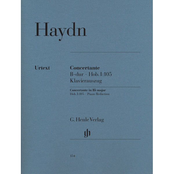 Concertante for Oboe, Bassoon, Violin, Violoncello and Orchestra Hob. I:105 , Joseph Haydn - Piano reduction