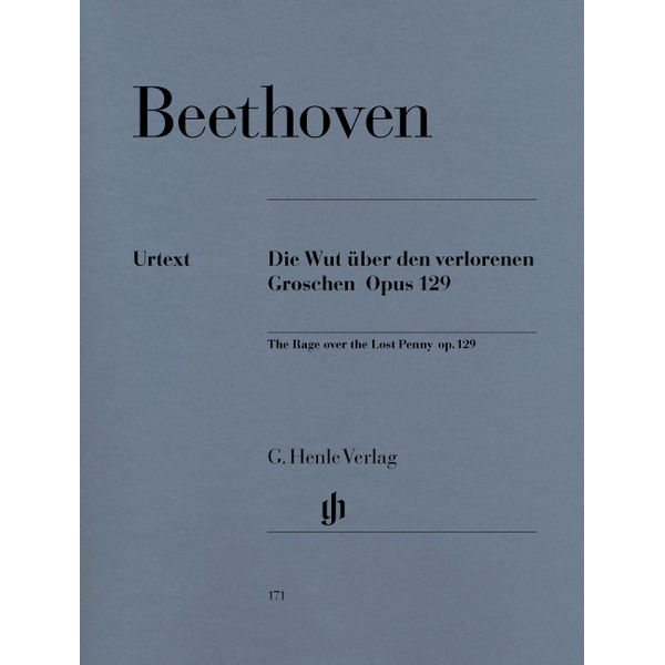 Alla Ingharese quasi un Capriccio G major op. 129 [The Rage over the Lost Penny], Ludwig van Beethoven - Piano solo