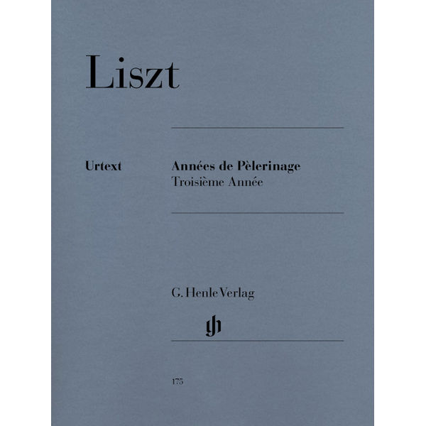 Annees de Pelerinage, Troisieme Annee, Franz Liszt - Piano solo