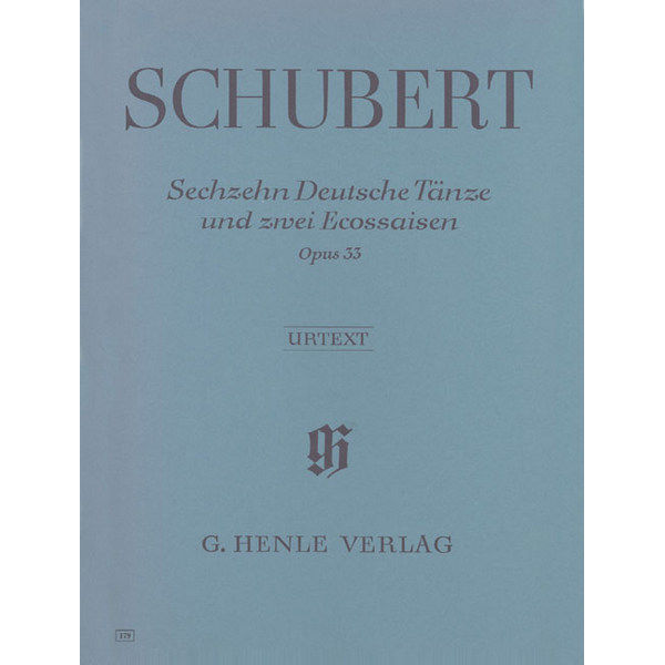 16 German Dances and 2 Ecossaises op. 33 D 783, Franz Schubert - Piano solo
