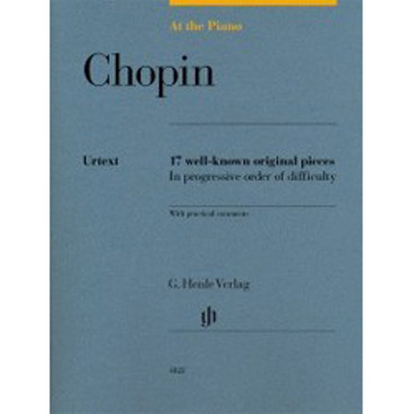 At the piano - Chopin. 17 well-known original pieces, Piano solo