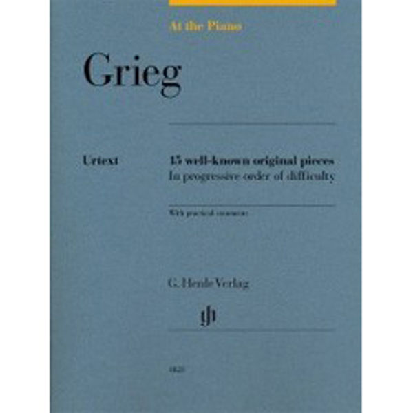 At the piano - Grieg. 15 well-known original pieces, Piano solo