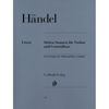 7 Sonatas for Violine and Basso Continuo, Georg Friedrich Handel - Violin and Piano