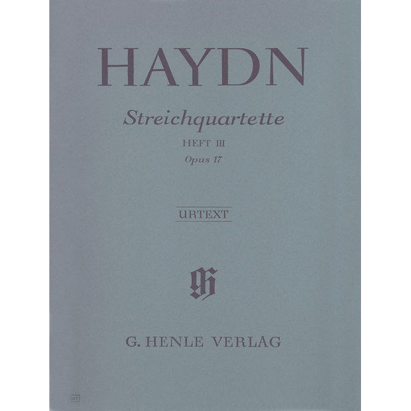 String Quartets Book III op. 17, Joseph Haydn - String Quartet