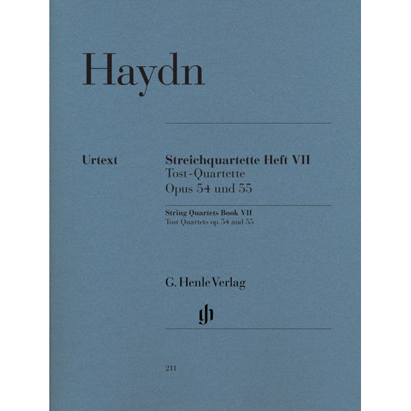 String Quartets Book VII op. 54 and 55 (Tost Quartets) , Joseph Haydn - String Quartet