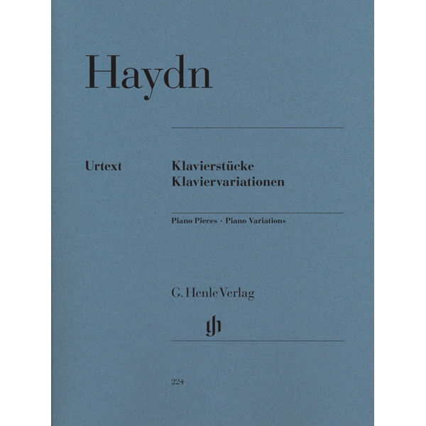 Piano Pieces Piano Variations, Joseph Haydn - Piano solo