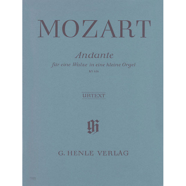 Andante F major for a Musical Clock K. 616, Wolfgang Amadeus Mozart - Piano solo