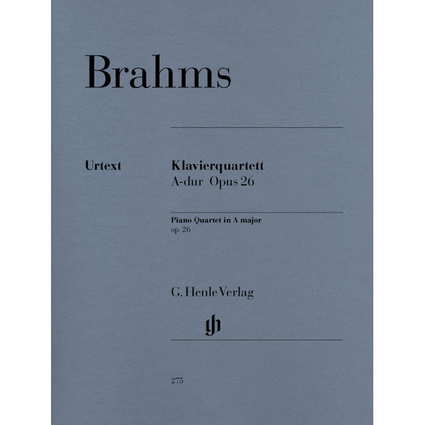 Piano Quartet A major op. 26, Johannes Brahms - Piano Quartet