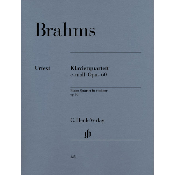 Piano Quartet c minor op. 60, Johannes Brahms - Piano Quartet