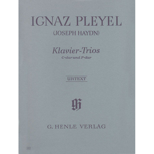 Piano Trios (previously attributed to Joseph Haydn), Ignaz Pleyel - Piano Trio