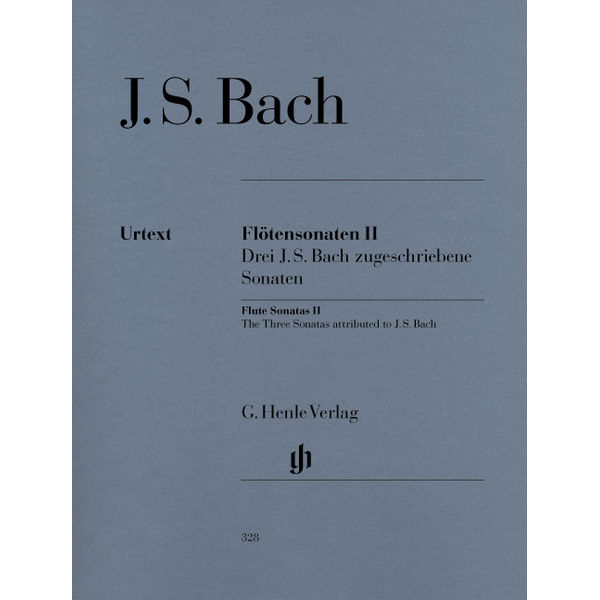 Flute Sonatas, Volume II  (3 Sonatas ascribed to J. S. Bach - with Violoncello part), Johann Sebastian Bach - Flute and Piano