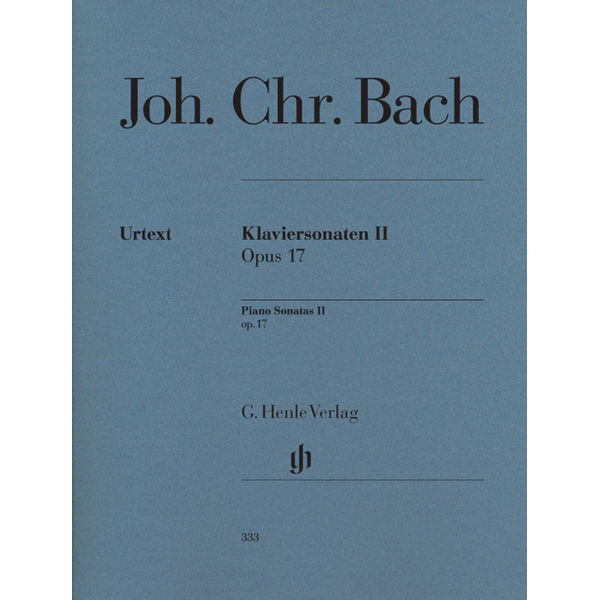 Piano Sonatas, Volume II, op. 17, Johann Christian Bach - Piano solo