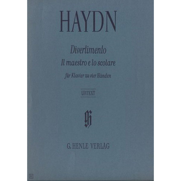 Divertimento Il Maestro e lo scolare, Haydn - Piano, 4-hands