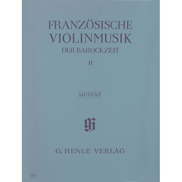 French Violin Music of the Baroque Era, Volume II,  - Violin and Piano