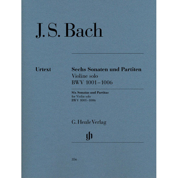 Sonatas and Partitas BWV 1001-1006 for Violin solo (notated and annotated version), Johann Sebastian Bach - Violin solo