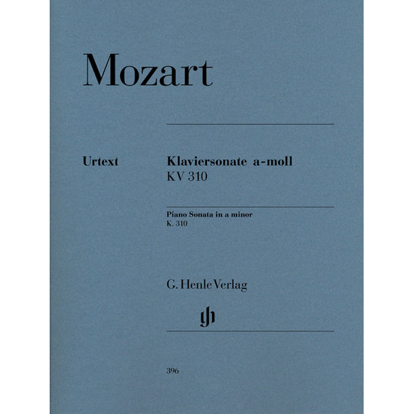 Piano Sonata a minor K. 310 (300d), Wolfgang Amadeus Mozart - Piano solo