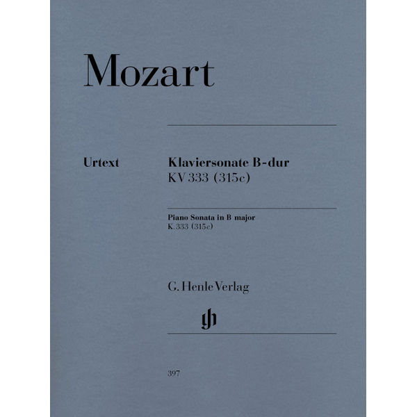 Piano Sonata B flat major K. 333 (315c), Wolfgang Amadeus Mozart - Piano solo