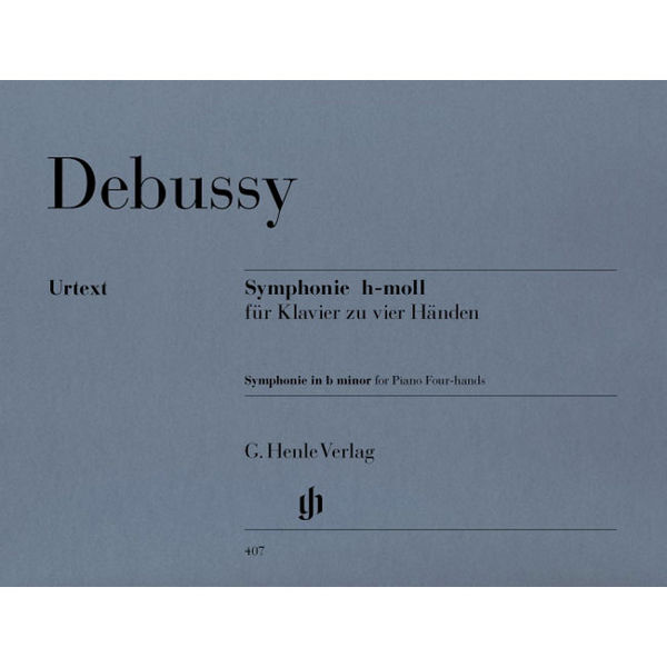 Symphony b minor, Claude Debussy - Piano, 4-hands