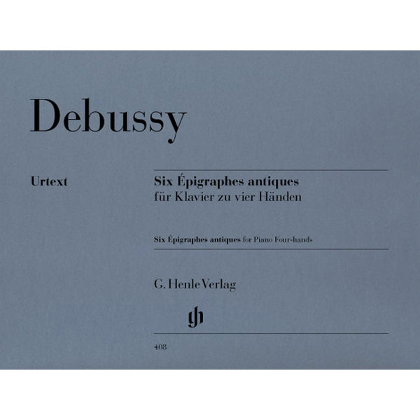 Six Epigraphes antiques, Claude Debussy - Piano, 4-hands