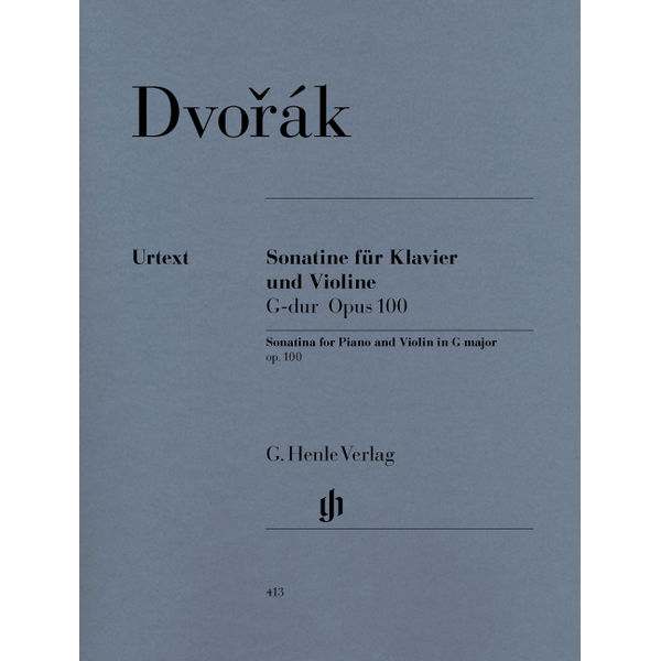 Sonatina for Piano and Violin G major op. 100, Dvorá Antonín k - Violin and Piano
