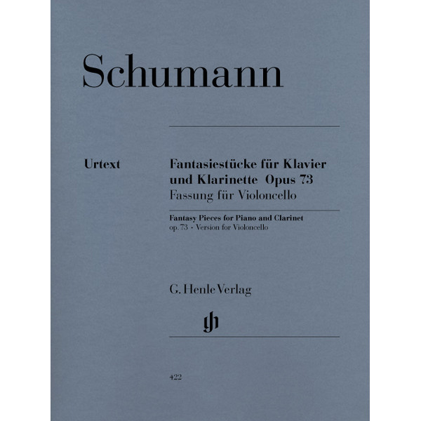 Fantasy Pieces for Piano and Clarinet (or Violin or Violoncello) op. 73 (version for Violoncello), Robert Schumann - Violoncello and Piano