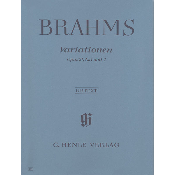 Variations op. 21,1 and 2, Johannes Brahms - Piano solo