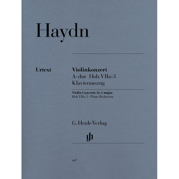 Concerto for Violin and Orchestra A major Hob. VIIa:3, Joseph Haydn - Violin and Piano