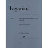 24 Capricci for Violin Solo op. 1, Nicolo Paganini - Violin solo