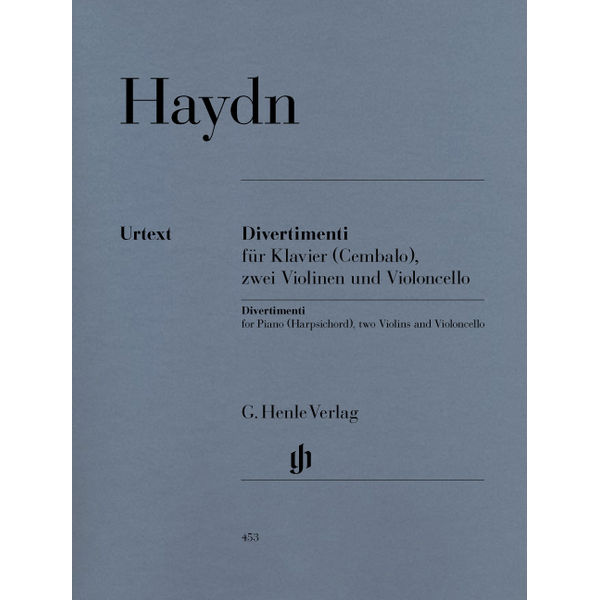 Divertimenti for Piano (Cembalo), 2 Violins and Violoncello, Joseph Haydn - Piano Quartet