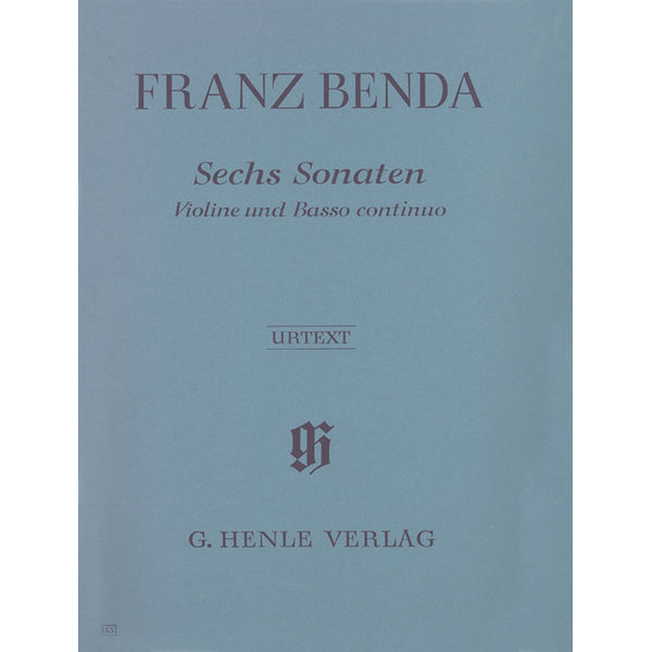 6 Sonatas for Violin and Basso Continuo, Franz Benda - Violin and Basso Continuo