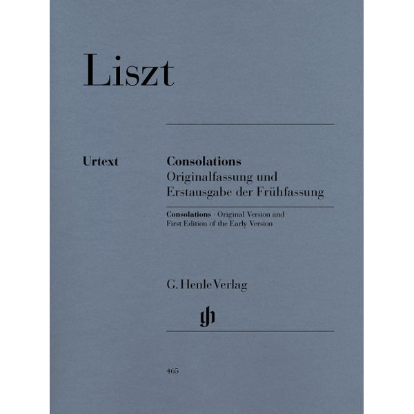 Consolations, Franz Liszt - Piano solo