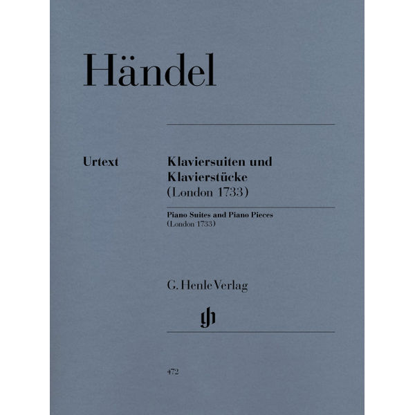 Piano Suites and Pieces (London 1733), Georg Friedrich Handel - Piano solo